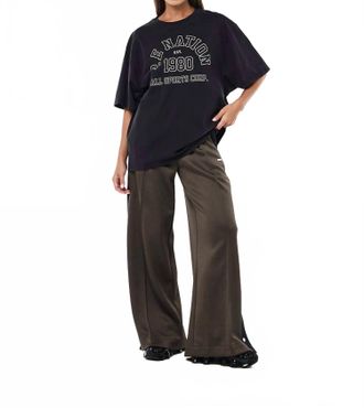 P.E Nation Staple Track Pant In Major Brown