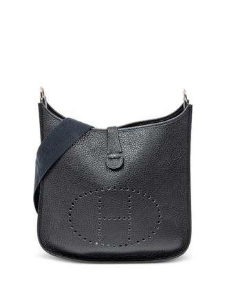 Herm&egrave;s 2007 Evelyne I GM shoulder bag - women - Calf Leather - One Size - Black