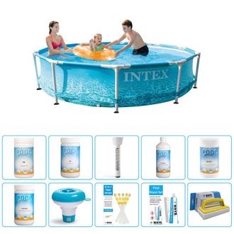 Intex Piscina Con Estructura Redonda - 305x76 Cm - 7-piezas S43248