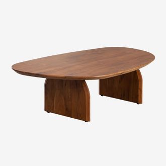 Sklum Sklum - Mesa De Centro En Madera De Acacia (135x80 Cm) Bedum