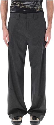 Roa Numb Pinstriped Packable Pants - Heren - Wijde Broeken - Zwart - L - Polyester - Broeken