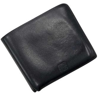 Loewe Black Leather Wallet (Bi-Fold) (Pre-Owned)