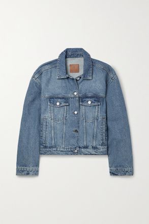 Anine Bing Giacca In Denim Rhy - Blu