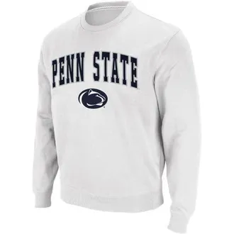 Colosseum Mens Colosseum White Penn State Nittany Lions Arch & Logo Crew Neck Sweatshirt at Nordstrom, Size Xx-Large