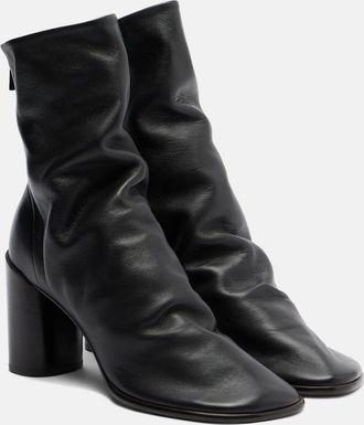 Christophe Lemaire Glove leather ankle boots