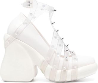 Jean Paul Gaultier x Melissa Punk Love platform pumps - women - PVC/PVC/PVC - 41.5 - White