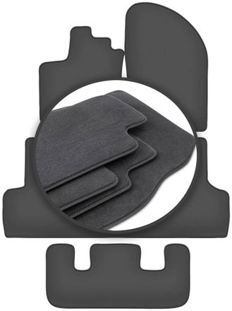 OEM Alfombrillas Premium Para Dacia Lodgy 7 Plazas (2012-)