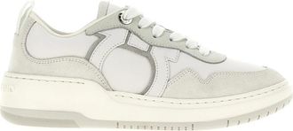 Ferragamo Dania Sneakers - Dames - Sneakers - Wit - 35 EU - Leer - Schoenen
