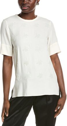 Akris Embellished Silk Blouse