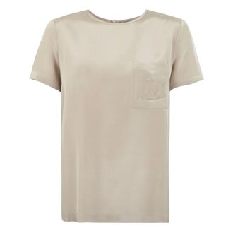 Max Mara Dames, Tops, Beige, Maat: M Zijde