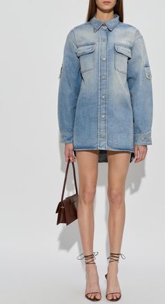 Off-white Denim Shirt, Womens, Blue