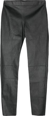 Joseph Leren Stretch Leggings - Dames - Leren Broeken - Zwart - L - Leer - Broeken