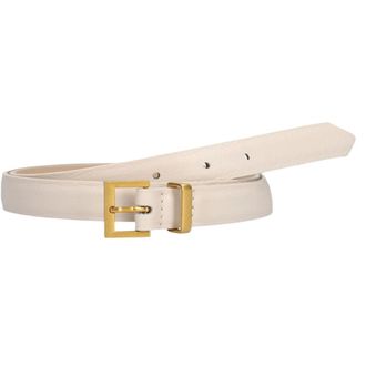 Notre-V Tulia Classic Riem - Dames - Accessoires - Grijs - Maat: 85 CM Linnen
