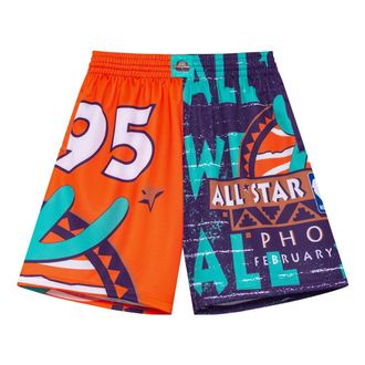 Mitchell & Ness x NBA All Star 1995 Jumbotron 3.0 Shorts Orange Purple PSHR4984-ASG95PPPMTWH