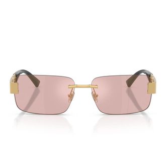 Versace Sunglasses Ve2298 10021 T Gold/Rose Gold Mirrored Mens