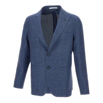 Tagliatore Blazers, male, Blue, Size: 2XL Tagliatore Jackets