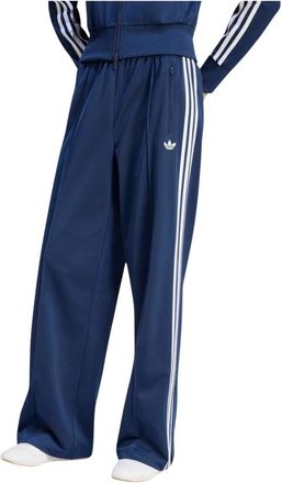 adidas Firebird Loose Track Pant - Dames - Trainingsbroeken - Blauw - XL - Polyester - Fitness