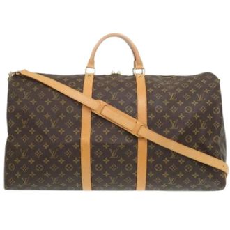 Louis Vuitton Pre-owned Keepall 60 Boston Bag - Heren - Vintage Weekendtas - Bruin - ONE Size - Vintage