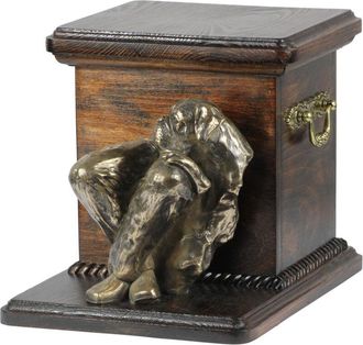 OEM Boxer, Boxer Ii - Urna Para Cenizas De Perro Con Estatuilla, Elegante Urna Para Perro, Urna &Uacute;nica Con Busto De Perro De Art-dog
