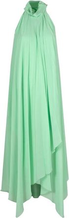 Patrizia Pepe 8A1215/Ad08 Abito plissettato asimmetrico - - Dresses - Donna - Verde - M