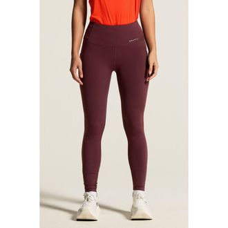 Craft Essence High Waist Pocket Tights in Dark Fig at Nordstrom, Size X-Large