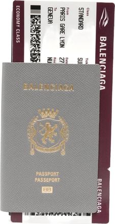 Balenciaga Portafoglio 1 Ticket - Grigio