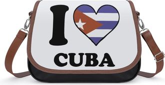 Generic I Love Cuba Heart Small Womens Crossbody Bags Shoulder Handbag with Adjustable Strap for Travel