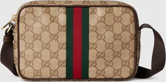 Gucci GG Mini Bag With Web, Beige, Original GG Fabric
