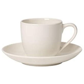 Villeroy & Boch for Me Set di Tazze E Tazze Senza Manico Set di 4 Bianco, Lavabile in Lavastoviglie, Adatto per Microonde, Servizio caff&egrave;, Set