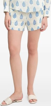 MC2 Saint Barth Shorts Meave con stampa paisley - Bianco