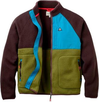 Passenger Offgrid Recycled Full Zip Sherpa Fleece Fleecejacke f&uuml;r Herren | bunt