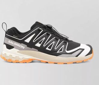 Salomon mesh sneakers contrast sole pull tab design