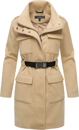 Marikoo dames wintermantel Tanokoo met stretchriem