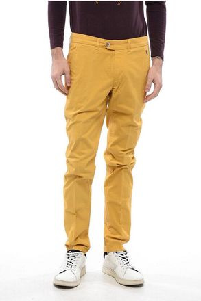 Corneliani ID Stretch Cotton Chinos Pants with Belt Loops size 46