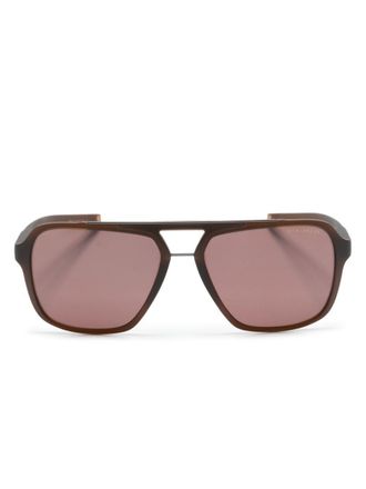 Dita Eyewear rectangle-frame sunglasses - unisex - Acetate - 57 - Brown