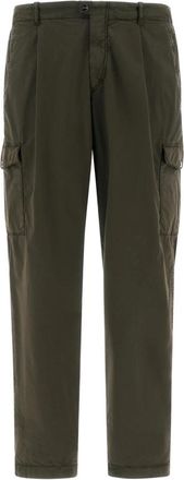 Herno Wijde Broek - Heren - Wijde Broeken - Groen - L - Broeken