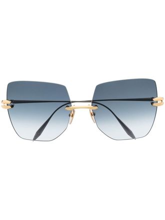 Dita Eyewear Occhiali da sole a farfalla - Nero