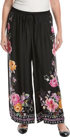 Johnny Was Plus Frankie Easy Silk-Blend Pant