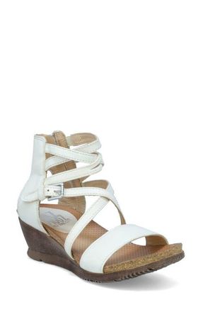 Miz Mooz Shay Strappy Wedge Sandal in Linen at Nordstrom, Size 10.5-11Us