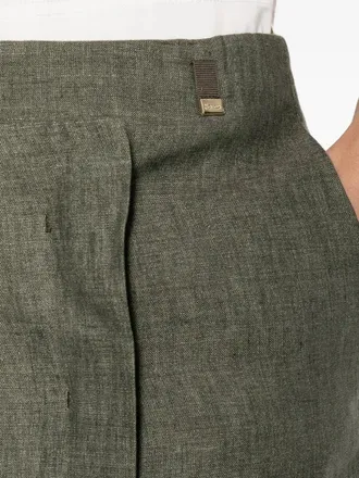 Herno Wrap Design Skirt - Sage