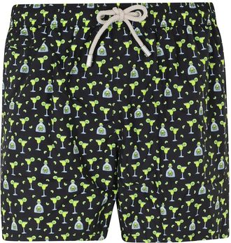 MC2 Saint Barth Lighting Micro Fantasy Zwembroek - Heren - Strandmode - Zwart - S - Polyester - Badmode