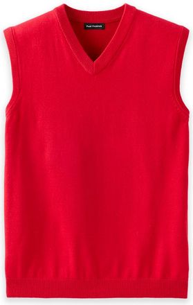 Paul Fredrick Cotton Blend Vest