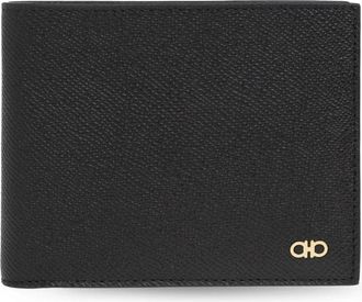 Ferragamo Wallets & Cardholders - Heren - Portefeuilles - Zwart - ONE Size - Leer - Accessoires