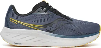 Saucony Mens Ride 18 Running Shoes In Dusk Pollen