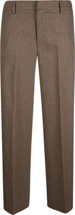 Pantaloni Torino Lorenza Cashmere-Blend Straight-Leg Pants
