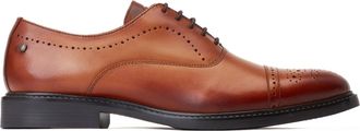 Base London Corbin Mens Leather Shoes - Tan - Size UK 6
