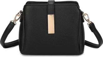 Generic Womens Crossbody Bag with Multiple Compartments - Adjustable Strap, Top Zip & Flap Magnetic Closure, Lightweight Shoulder Handbag with Back & Inner Zi