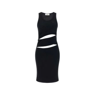 Coperni Spiral Tankjurk - Dames - Jurken - Zwart - Maat: M Katoen