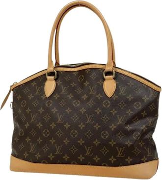 Louis Vuitton Pre-owned Handbags, female, Brown, Size: ONE SIZE Pre-owned Monogram Tote Bag