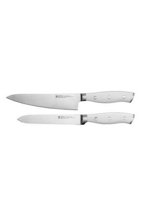 J.A. Henckels International Forged Accent Serrated Utility & Chefs Knife Set in White at Nordstrom Rack